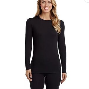 Cuddl Duds Softwear with Stretch Long Sleeve Top Size Small
